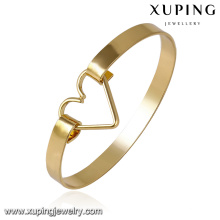 51616- Xuping Brazalete de latón personalizado brazalete de diseño con corazón